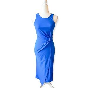 love…ady sleeveless dress size XS blue midi casual dressy cocktail Nordstrom